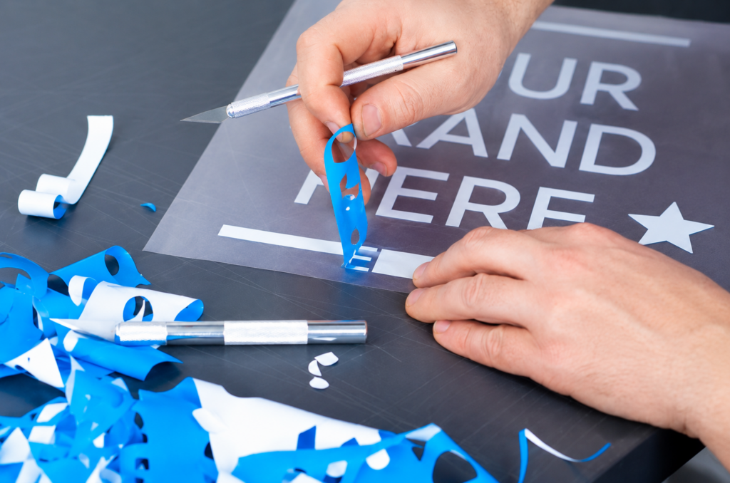Custom Vinyl Cut Lettering